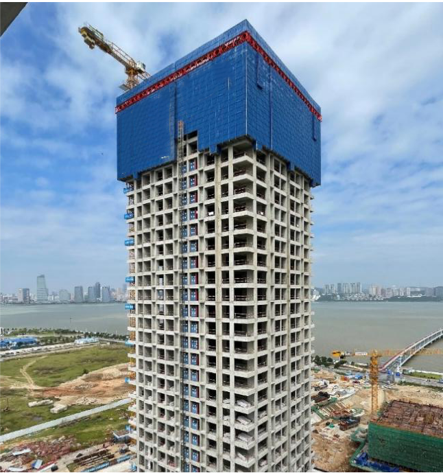 60分鐘頂升1層樓！“輕型造樓機(jī)”完美收官(圖6)