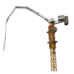 混凝土布料機(jī)（簡稱布料桿）的工作原理