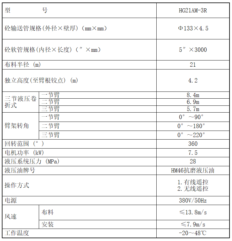 21米船載式液壓HG21AM-3R
