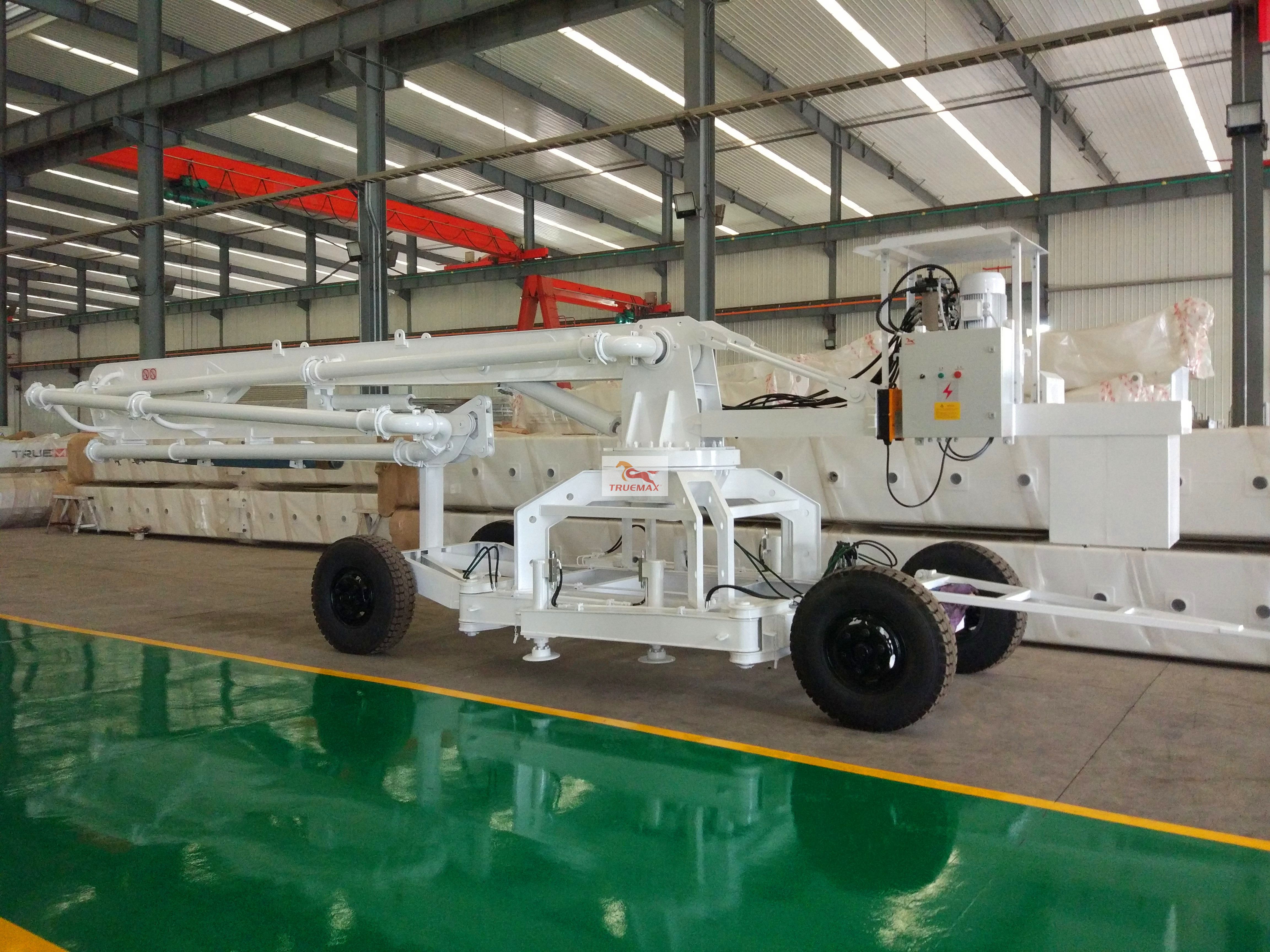 車載式液壓布料機(jī)和安裝和加固?