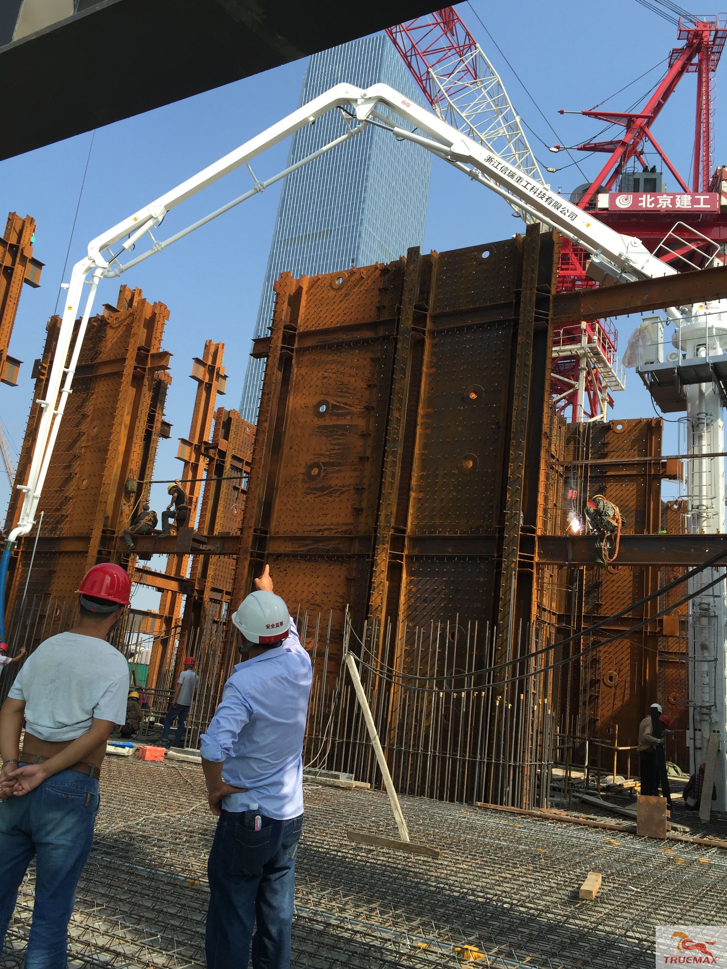 布料機(jī)，國(guó)瑞金融中心大廈項(xiàng)目