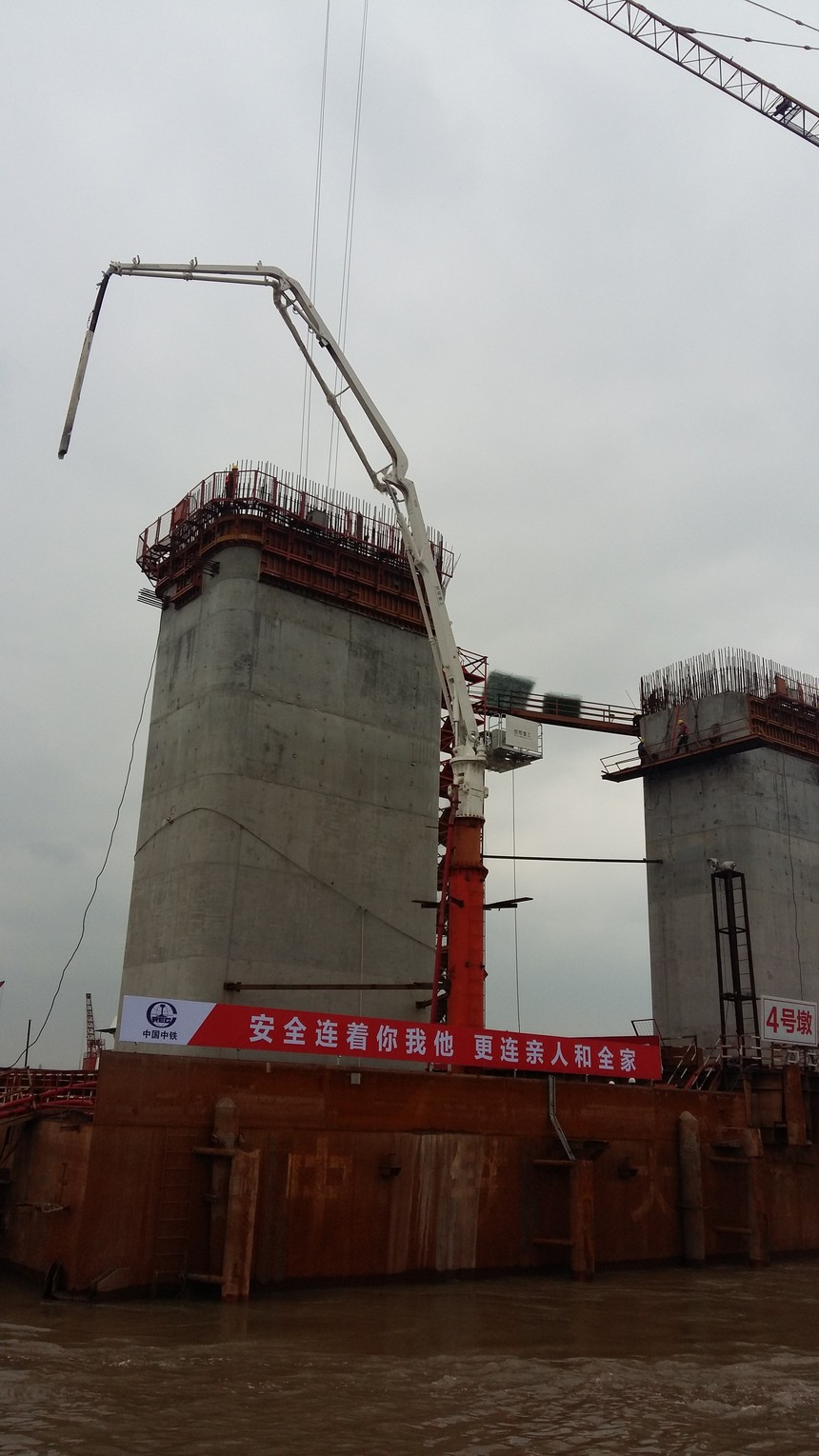 HG21AM米模架布料機-中鐵大橋局-蕪湖長江大橋-安徽蕪湖(圖2) HG21AM米模架布料機-中鐵大橋局-蕪湖長江大橋-安徽蕪湖(圖2)