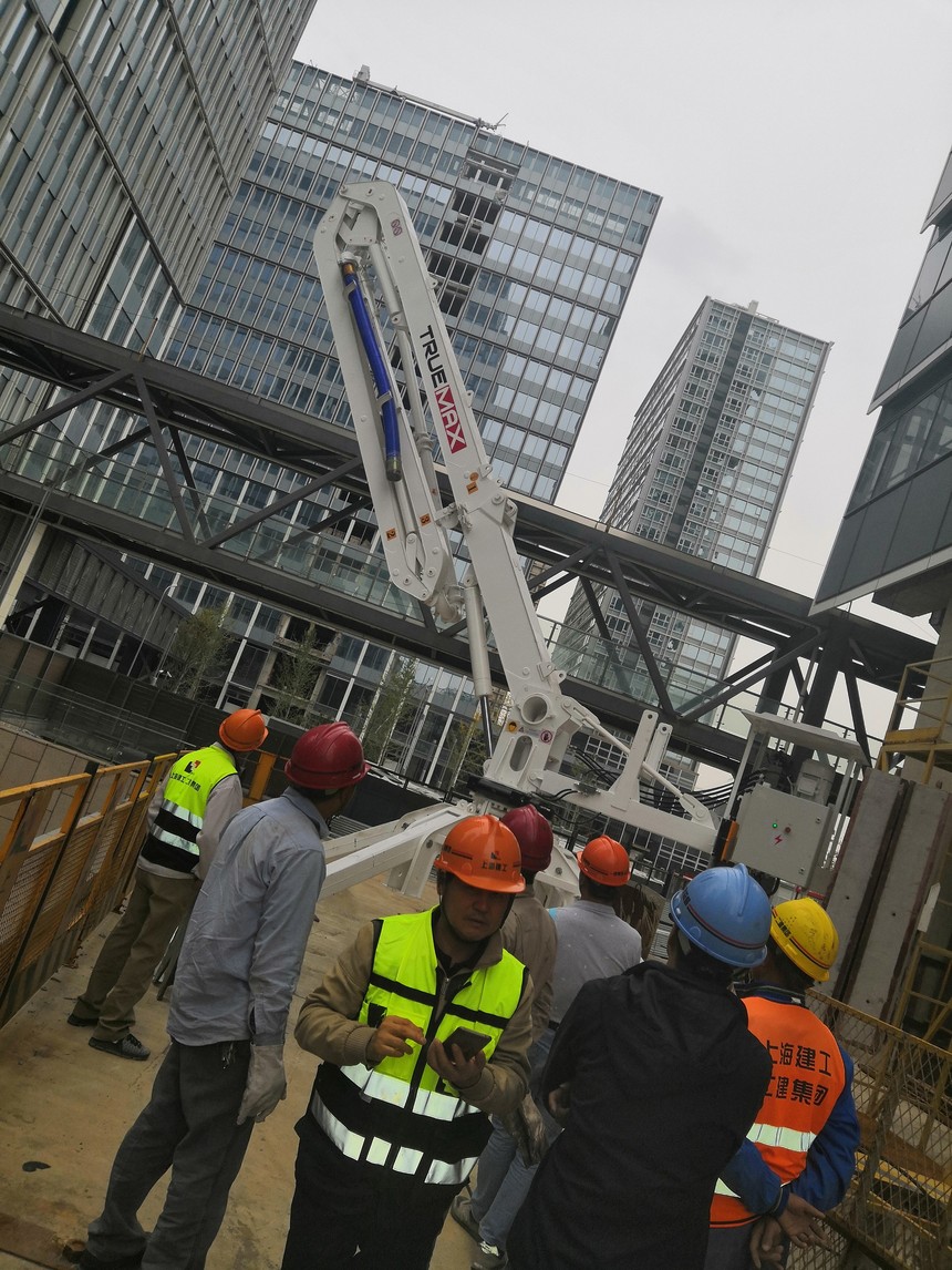 HG17B-3R移動布料機-上海建工-真如副中心項目 HG17B-3R移動布料機-上海建工-真如副中心項目